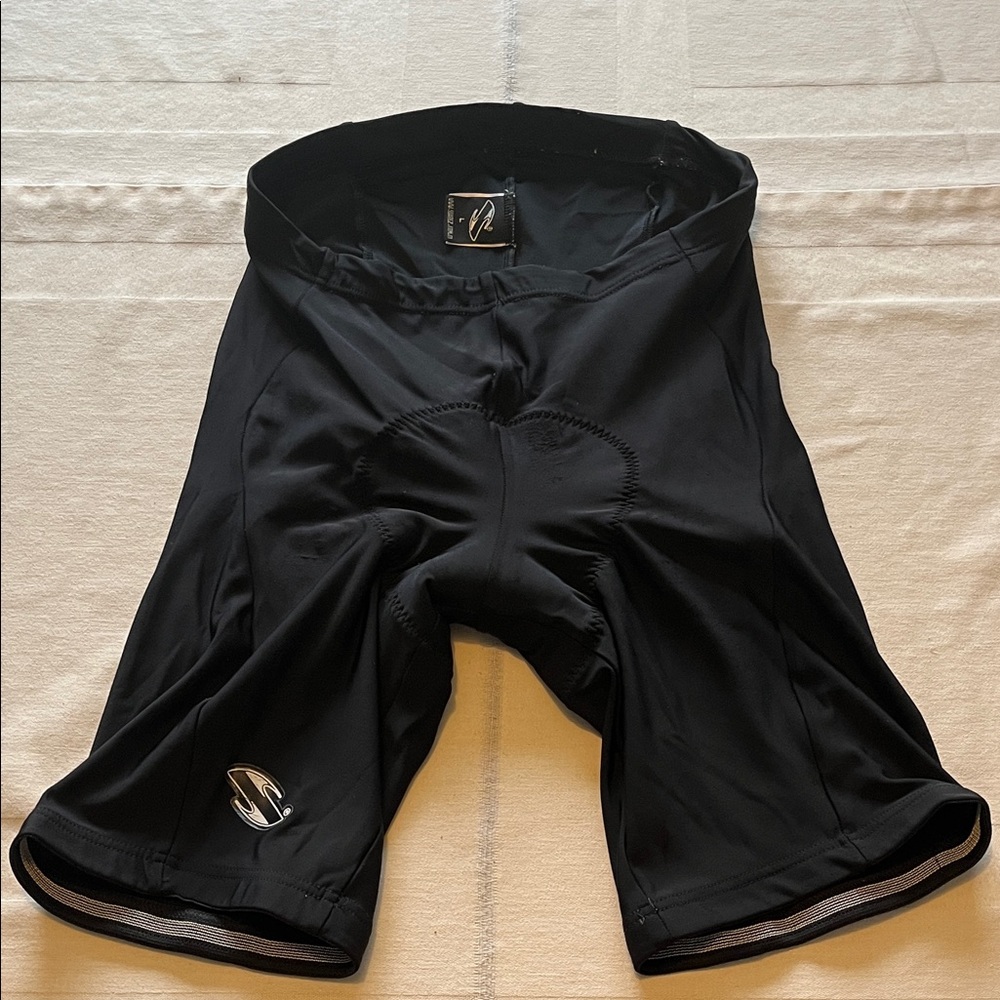 Suarez Black Athletic Cycling Shorts